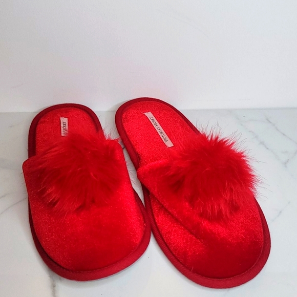 Victoria's Secret Shoes - Red Slippers | Victoria Secret